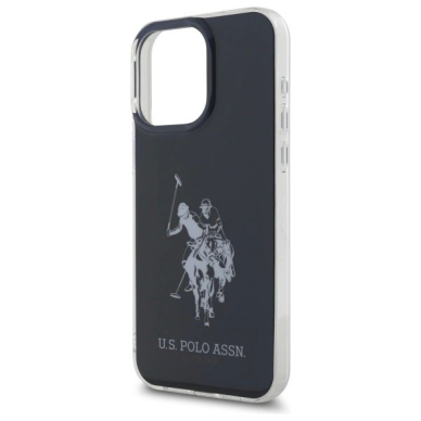 US Polo USHCP15XTPUHRBK iPhone 15 Pro Max 6.7&quot; Juodas/Juodas Shiny Big Logo 5