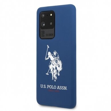 Dėklas Us Polo Ushcs69Slhrnv S20 Ultra G988 Granatowy/Navy Silicone Collection 1 Dėklas Us Polo Ushcs69Slhrnv S20 Ultra G988 Granatowy/Navy Silicone Collection 1