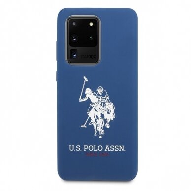 Dėklas Us Polo Ushcs69Slhrnv S20 Ultra G988 Granatowy/Navy Silicone Collection 4 Dėklas Us Polo Ushcs69Slhrnv S20 Ultra G988 Granatowy/Navy Silicone Collection 4
