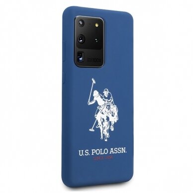 Dėklas Us Polo Ushcs69Slhrnv S20 Ultra G988 Granatowy/Navy Silicone Collection 5 Dėklas Us Polo Ushcs69Slhrnv S20 Ultra G988 Granatowy/Navy Silicone Collection 5