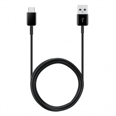 USB C cable 480Mbps 5A 1.5m Samsung EP-DG930MBEGWW - Juodas (set of 2) USB C cable 480Mbps 5A 1.5m Samsung EP-DG930MBEGWW - Juodas (set of 2)