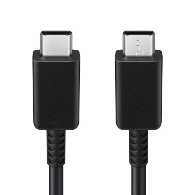 USB C cable 480Mbps 5A 1m Samsung EP-DN975BBEGWW - Juodas 1 USB C cable 480Mbps 5A 1m Samsung EP-DN975BBEGWW - Juodas 1