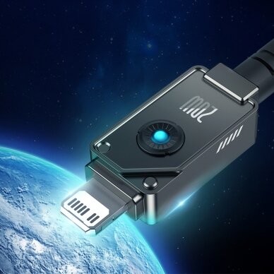 USB C cable - Lightning Baseus Unbreakable 20W 480Mbps 1m - black 10