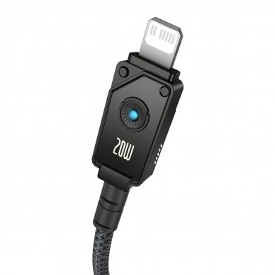USB C cable - Lightning Baseus Unbreakable 20W 480Mbps 1m - black 2
