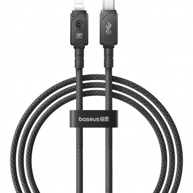 USB C cable - Lightning Baseus Unbreakable 20W 480Mbps 1m - black