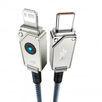 USB C cable - Lightning Baseus Unbreakable 20W 480Mbps 1m - white 1