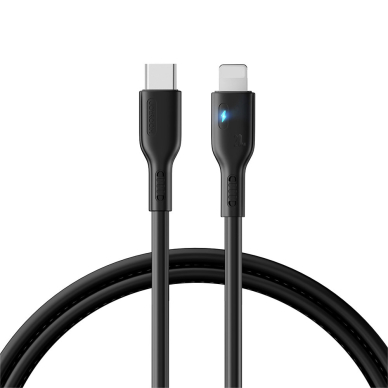 USB C - Lightning 20W 2m cable Joyroom S-CL020A13 - Juodas USB C - Lightning 20W 2m cable Joyroom S-CL020A13 - Juodas