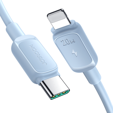 USB C - Lightning Cable 20W 1.2m Joyroom S-CL020A14 - Mėlynas USB C - Lightning Cable 20W 1.2m Joyroom S-CL020A14 - Mėlynas