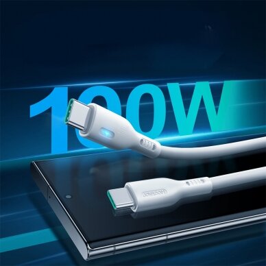 USB C - USB C cable 100W 2m Joyroom S-CC100A13 - white 1