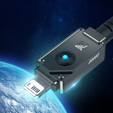USB cable - Lightning Baseus Unbreakable 2.4A 480Mbps 2m - black 10