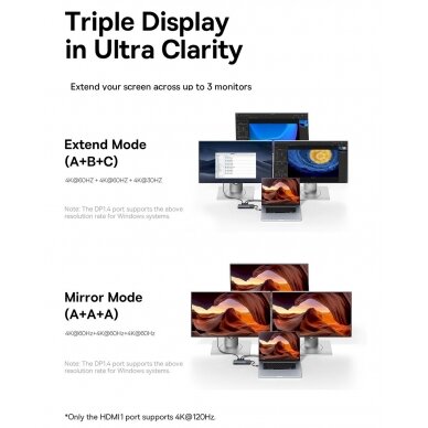 USB HUB 11in1 Baseus Metal Gleam Series II USB-A/USB-C PD/HDMI/DP/RJ45/SD/TF - Juodas 4 USB HUB 11in1 Baseus Metal Gleam Series II USB-A/USB-C PD/HDMI/DP/RJ45/SD/TF - Juodas 4