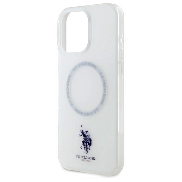 US Polo IML Ring MagSafe Dėklas iPhone 16 Pro Max - Baltas 5 US Polo IML Ring MagSafe Dėklas iPhone 16 Pro Max - Baltas 5