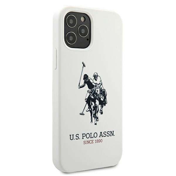 Dėklas Us Polo Ushcp12Lslhrwh Iphone 12 Pro Max 6,7" baltas Silicone Collection 3 Dėklas Us Polo Ushcp12Lslhrwh Iphone 12 Pro Max 6,7" baltas Silicone Collection 3