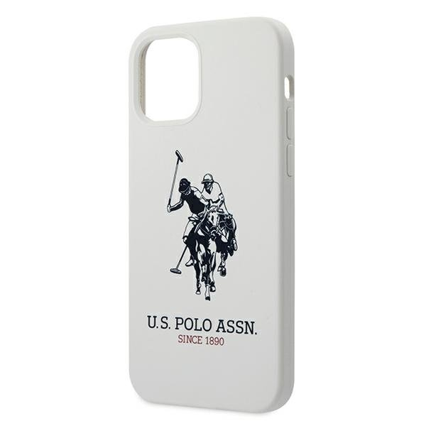 Originalus Us Polo dėklas Ushcp12Mslhrwh Iphone 12/12 Pro baltas Silicone kolekcija 5 Originalus Us Polo dėklas Ushcp12Mslhrwh Iphone 12/12 Pro baltas Silicone kolekcija 5