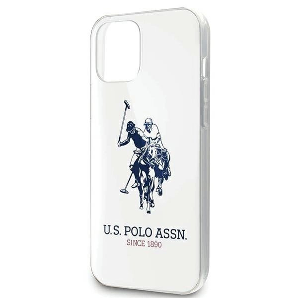 US Polo USHCP12MTPUHRWH iPhone 12/12 Pro 6.1" Baltas Shiny Big Logo 3 US Polo USHCP12MTPUHRWH iPhone 12/12 Pro 6.1" Baltas Shiny Big Logo 3