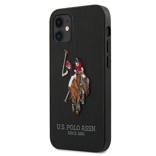 Originalus Us Polo dėklas Ushcp12Spugflbk Iphone 12 Mini juodas Polo Embroidery kolekcija 1 Originalus Us Polo dėklas Ushcp12Spugflbk Iphone 12 Mini juodas Polo Embroidery kolekcija 1