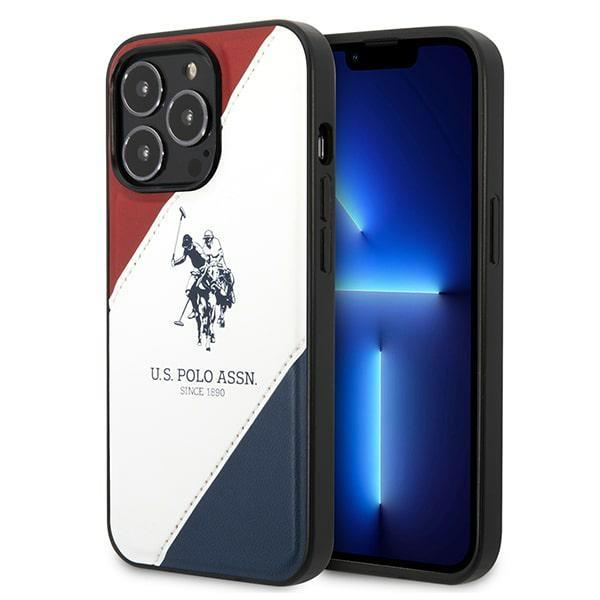 Dėklas US Polo USHCP14XPSO3 iPhone 14 Pro Max Baltas Dėklas US Polo USHCP14XPSO3 iPhone 14 Pro Max Baltas