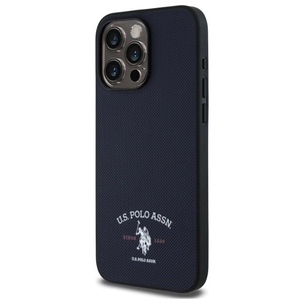 US Polo USHCP15XPARV iPhone 15 Pro Max 6.7&quot; Navy Printed DH Logo 1