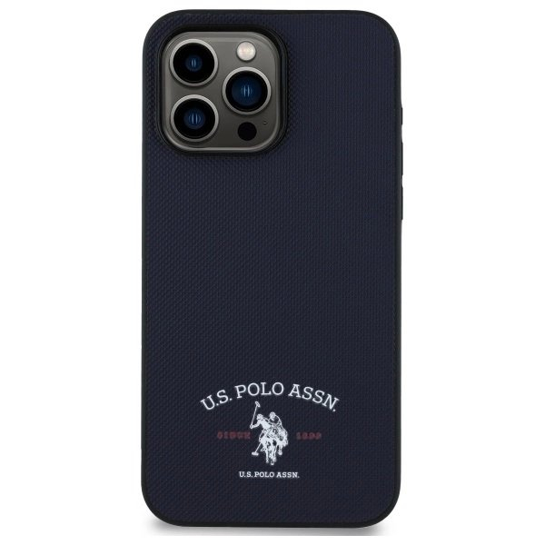 US Polo USHCP15XPARV iPhone 15 Pro Max 6.7" Navy Printed DH Logo 2 US Polo USHCP15XPARV iPhone 15 Pro Max 6.7" Navy Printed DH Logo 2