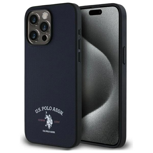 US Polo USHCP15XPARV iPhone 15 Pro Max 6.7" Navy Printed DH Logo US Polo USHCP15XPARV iPhone 15 Pro Max 6.7" Navy Printed DH Logo