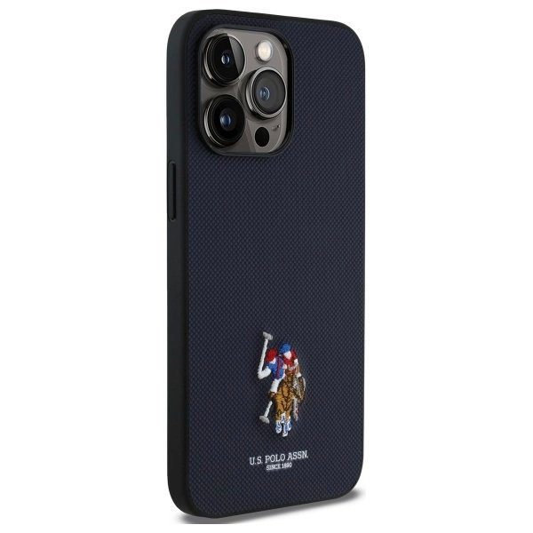 US Polo USHCP15XPEMV iPhone 15 Pro Max 6.7&quot; Navy Embroidered DH Color 3