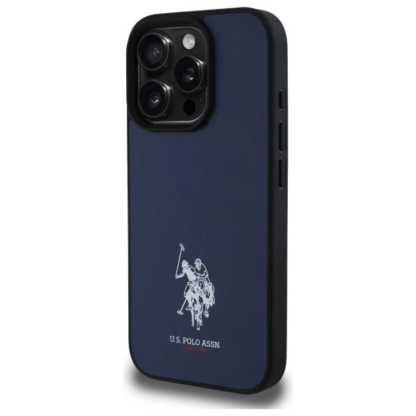 US Polo USHCP15XPGEV iPhone 15 Pro Max 6.7&quot; Navy Odinis Embroidered DH Color 1