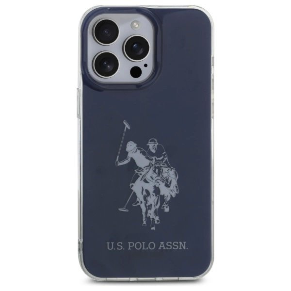US Polo USHCP15XTPUHRBV iPhone 15 Pro Max 6.7" Mėlynas/Mėlynas Shiny Big Logo 2 US Polo USHCP15XTPUHRBV iPhone 15 Pro Max 6.7" Mėlynas/Mėlynas Shiny Big Logo 2