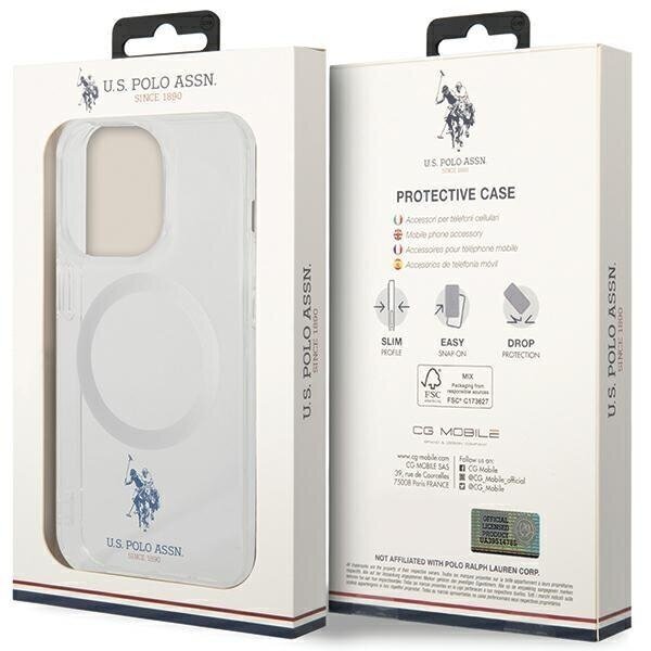 US Polo USHMP15SUCIT iPhone 15 6.1  Permatomas MagSafe Collection 3 US Polo USHMP15SUCIT iPhone 15 6.1  Permatomas MagSafe Collection 3
