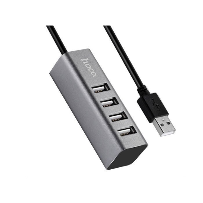 USB šakotuvas Hoco HB1 su 4 USB jungtimis USB šakotuvas Hoco HB1 su 4 USB jungtimis