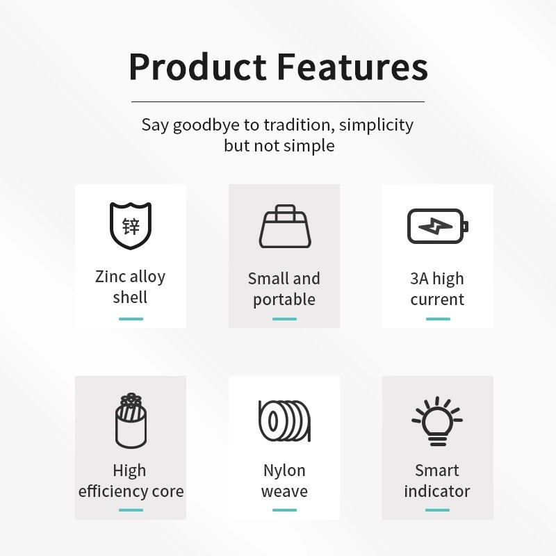 USB-A - micro USB Kabelis Joyroom S-M411 3A 1.2mcharging indicator - Juodas 4 USB-A - micro USB Kabelis Joyroom S-M411 3A 1.2mcharging indicator - Juodas 4