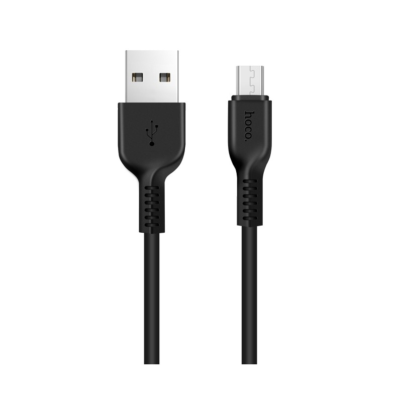 Hoco X20 USB-A – MicroUSB 2.0m kabelis – juodas