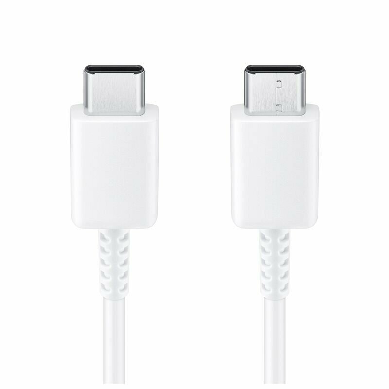 USB kabelis originalus Samsung EP-DA705BWE 25W 3A Type-C-Type-C 1.0m be pakuotės baltas USB kabelis originalus Samsung EP-DA705BWE 25W 3A Type-C-Type-C 1.0m be pakuotės baltas