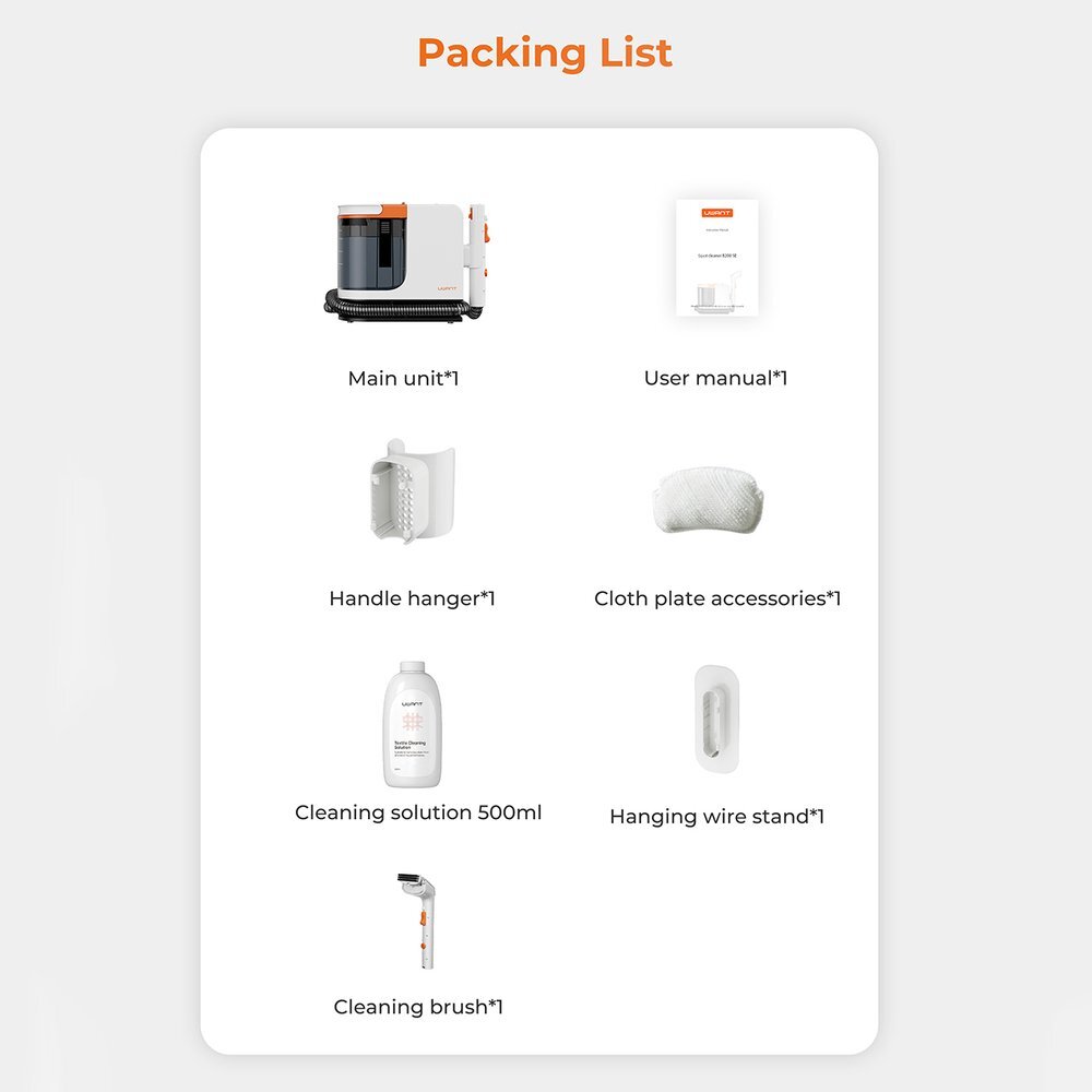 Plovimo dulkių siurblys UWANT B200-SE 12000Pa 450W – baltas 5