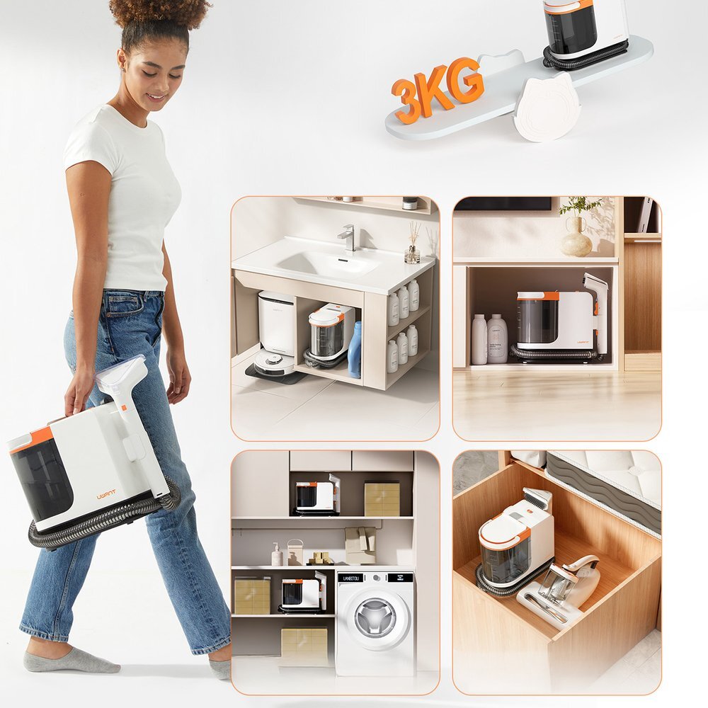 Plovimo dulkių siurblys UWANT B200-SE 12000Pa 450W – baltas 10 Plovimo dulkių siurblys UWANT B200-SE 12000Pa 450W – baltas 10