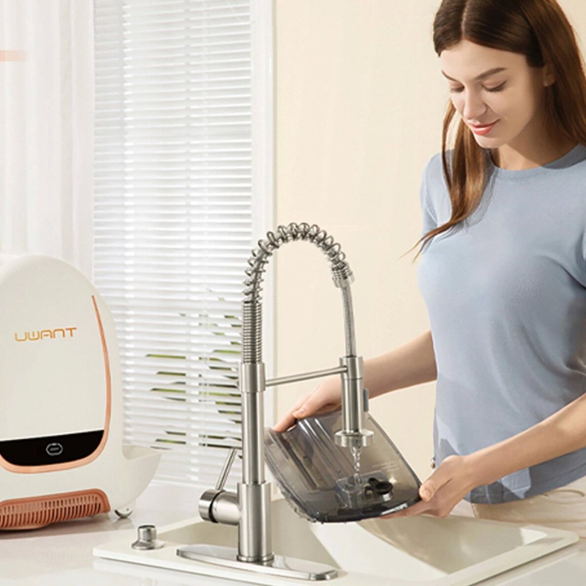 Plovimo dulkių siurblys UWANT B100-S 12000Pa 450W – baltas 13