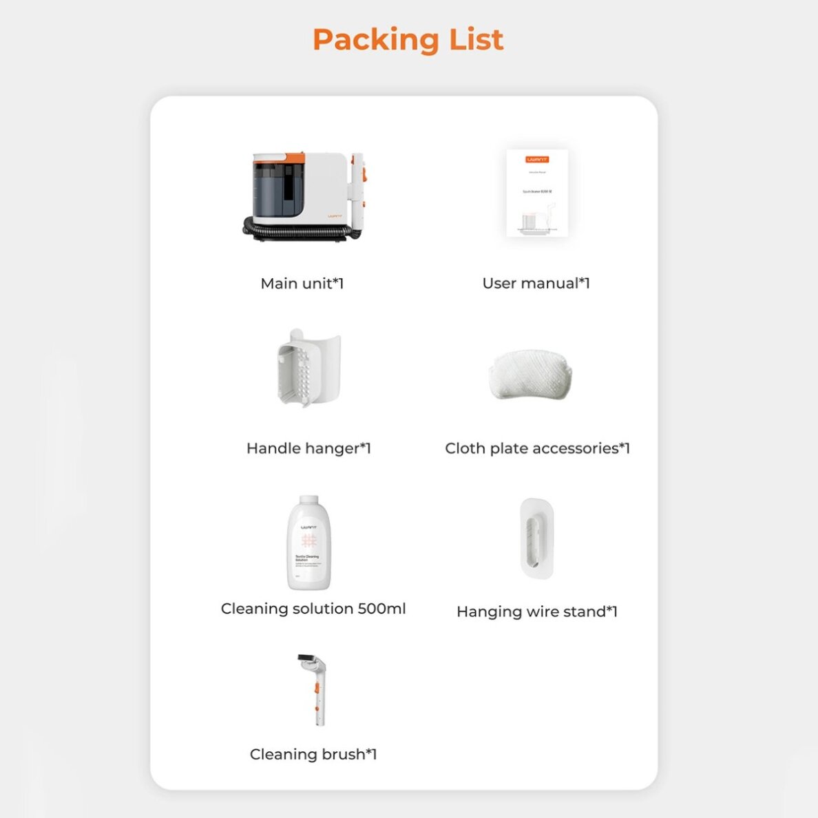 Plovimo dulkių siurblys UWANT B200-SE 12000Pa 450W – baltas 5