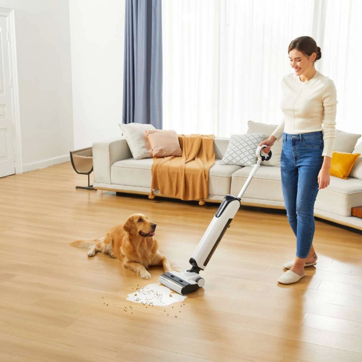 Vertikalus dulkių siurblys UWANT D100 17000Pa su plovimo funkcija ir įkrovimo stotele – baltas 18 Vertikalus dulkių siurblys UWANT D100 17000Pa su plovimo funkcija ir įkrovimo stotele – baltas 18