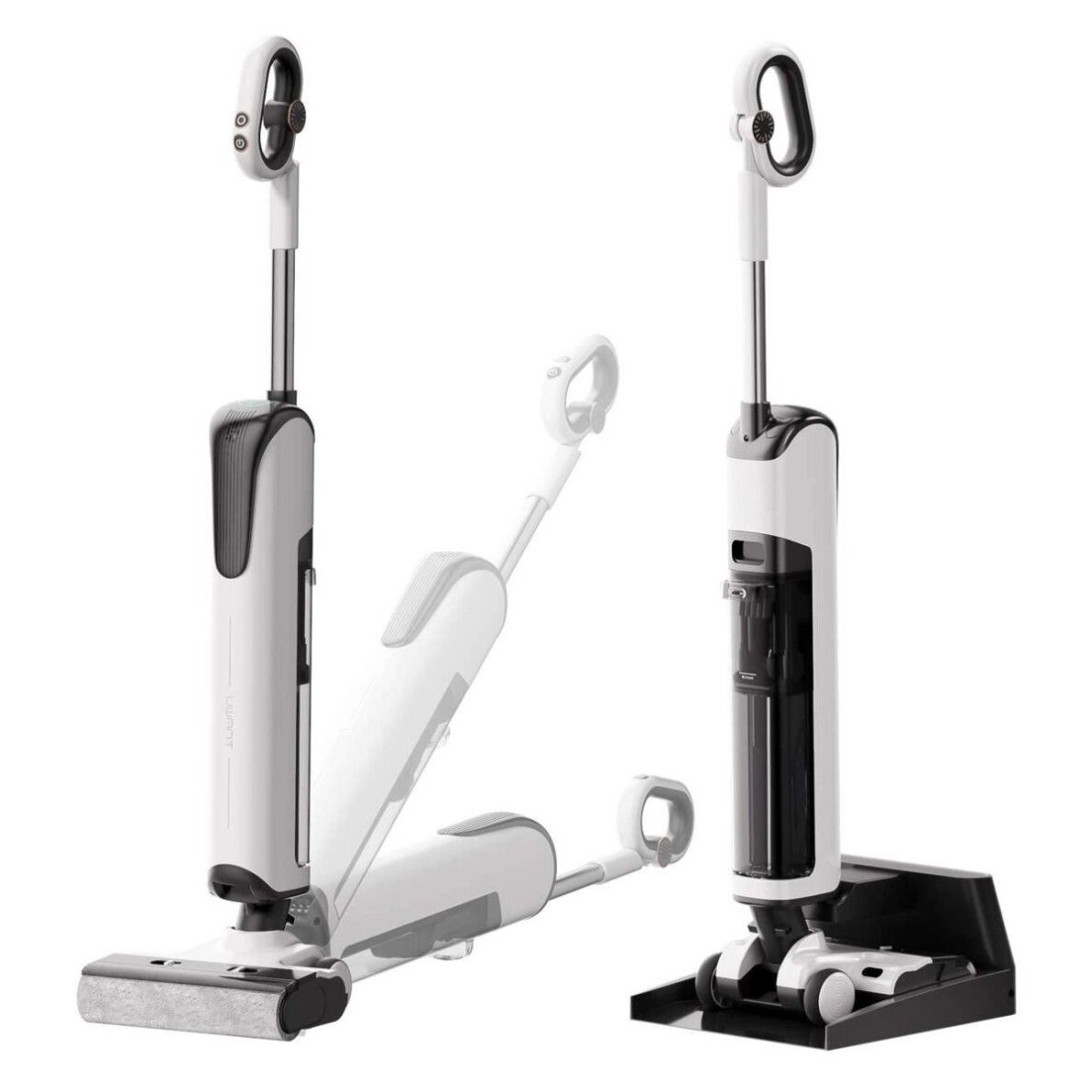 Vertikalus dulkių siurblys UWANT D100 17000Pa su plovimo funkcija ir įkrovimo stotele – baltas Vertikalus dulkių siurblys UWANT D100 17000Pa su plovimo funkcija ir įkrovimo stotele – baltas