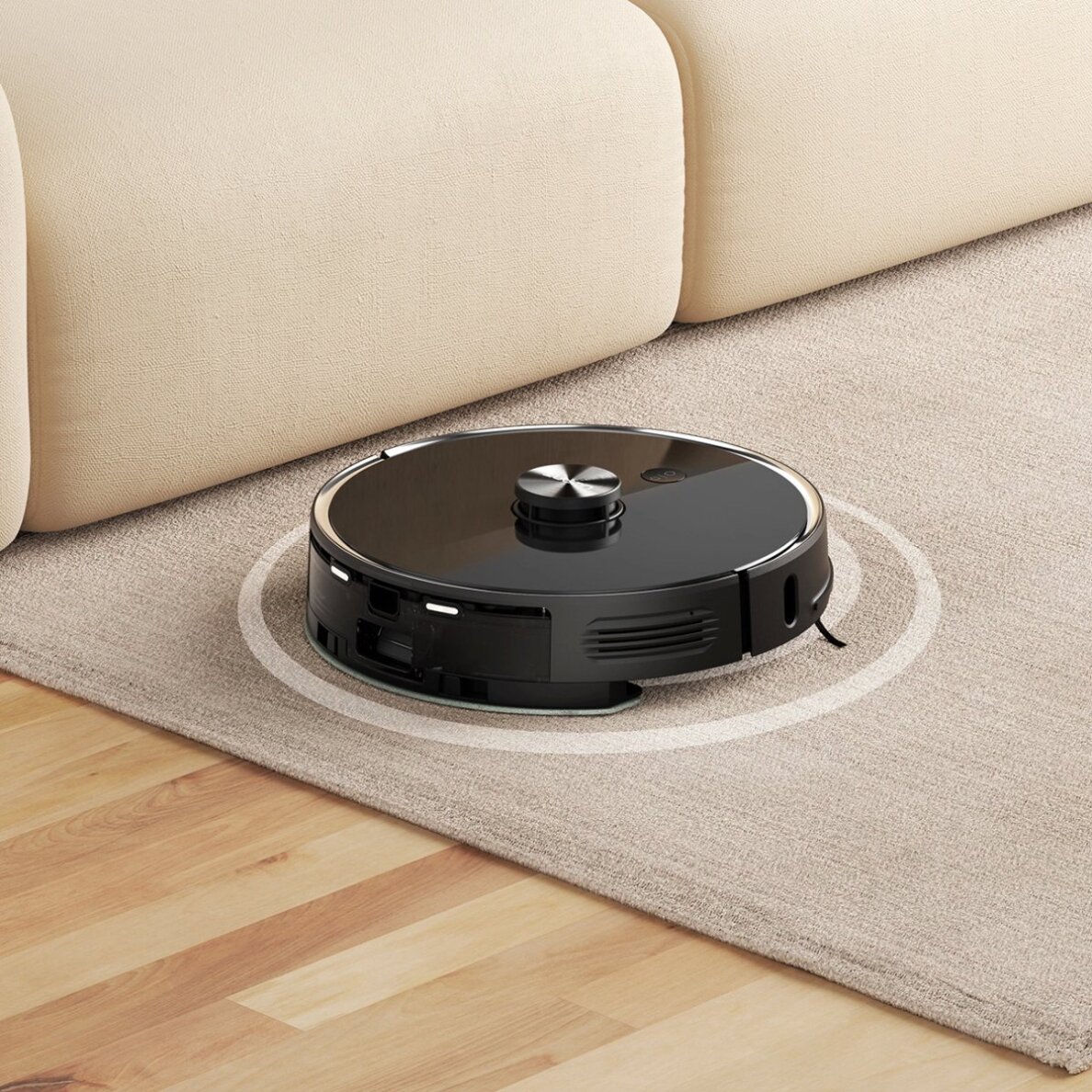 Robotinis dulkių siurblys UWANT U100 Lite su plovimo funkcija ir įkrovimo stotele – pilkas 12 Robotinis dulkių siurblys UWANT U100 Lite su plovimo funkcija ir įkrovimo stotele – pilkas 12