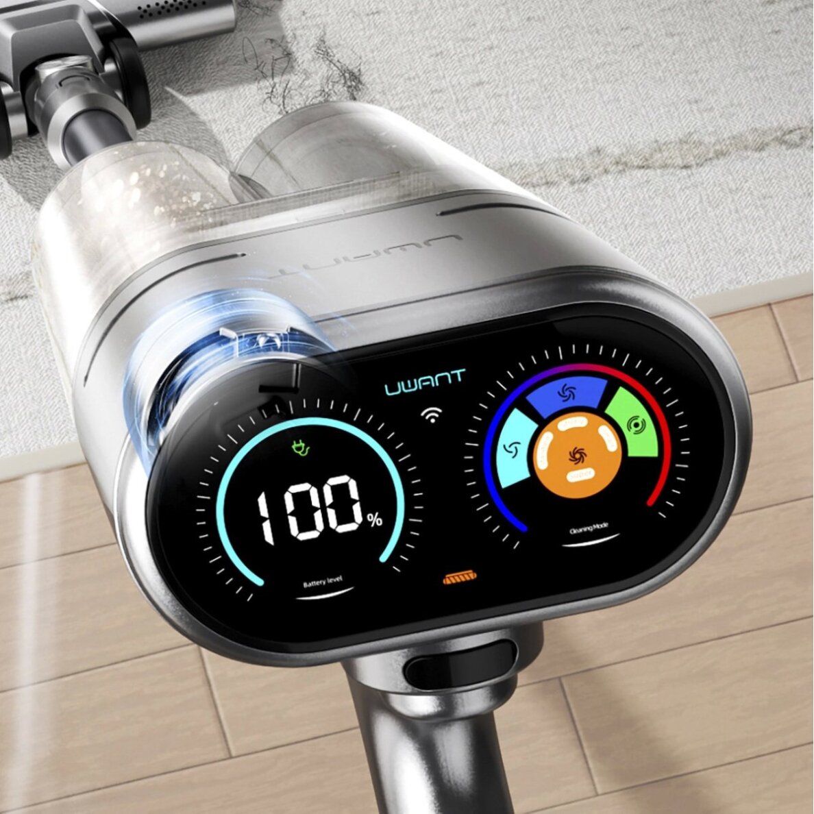 Belaidis dulkių siurblys UWANT V100 – pilkas 11