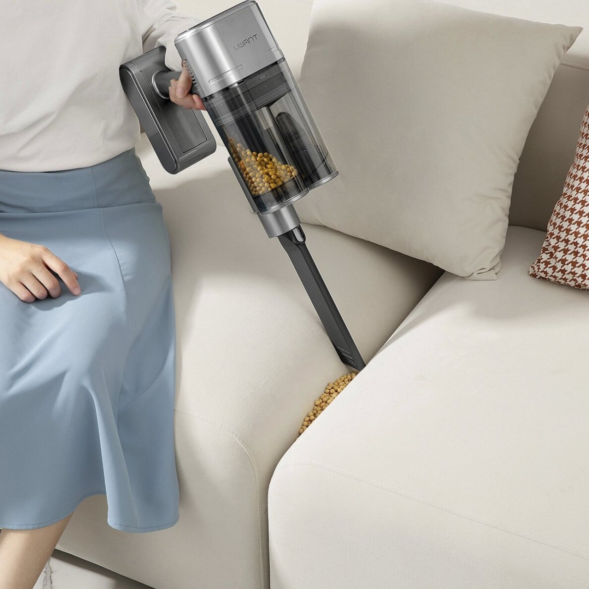 Belaidis dulkių siurblys UWANT V100 – pilkas 20