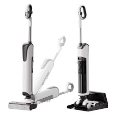 Vertikalus dulkių siurblys UWANT D100 17000Pa su plovimo funkcija ir įkrovimo stotele – baltas