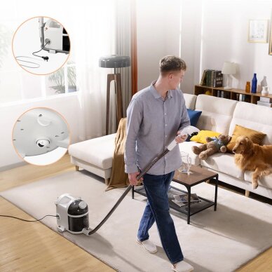 Plovimo dulkių siurblys UWANT B200 12000Pa 1900W su „Deep Cleaning“ garų funkcija – baltas 10 Plovimo dulkių siurblys UWANT B200 12000Pa 1900W su „Deep Cleaning“ garų funkcija – baltas 10