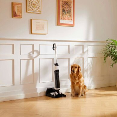 Vertikalus dulkių siurblys UWANT D100 17000Pa su plovimo funkcija ir įkrovimo stotele – baltas 16