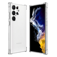 [Užsakomoji prekė] Dėklas Samsung Galaxy S23 Ultra - Techsuit Shockproof silikoninis - Permatomas