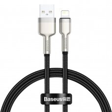 [Užsakomoji prekė] Įkrovimo Kabelis USB į Lightning 2.4A, 2m - Baseus Cafule (CALJK-B01) - Juodas