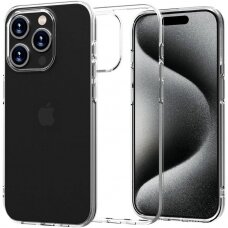[Užsakomoji prekė] Dėklas iPhone 15 Pro - Techsuit Permatomas Silicone - Permatomas