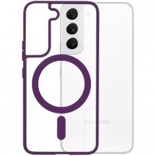 [Užsakomoji prekė] Dėklas skirtas Samsung Galaxy S22 5G - Techsuit MagSafe Pro - Violetinis