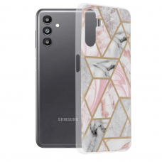 [Užsakomoji prekė] Dėklas skirtas Samsung Galaxy S22 Plus 5G - Techsuit Marble Series - Rožinis Hex