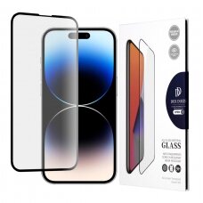 [Užsakomoji prekė] Ekrano apsauga skirta iPhone 14 Pro - Dux Ducis Tempered Glass - Juodas IPZ889